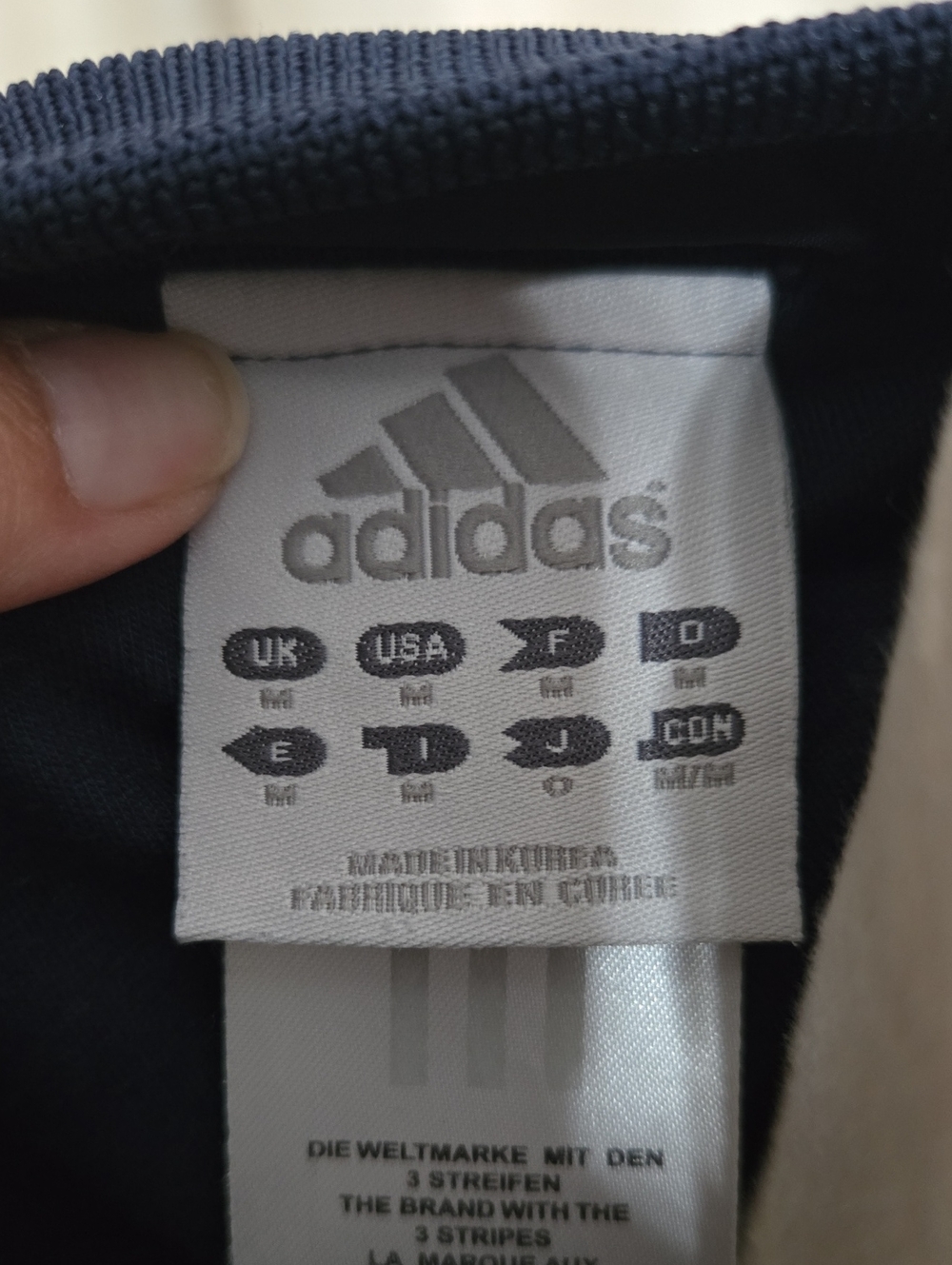 adidas Navy and Gold Notre Dame Pullover Windbreaker Vintage - Picture 2 of 2